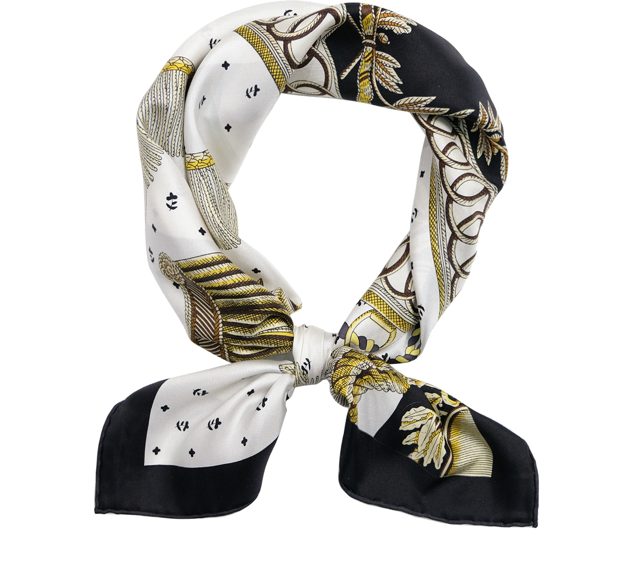 Personalized silk scarf